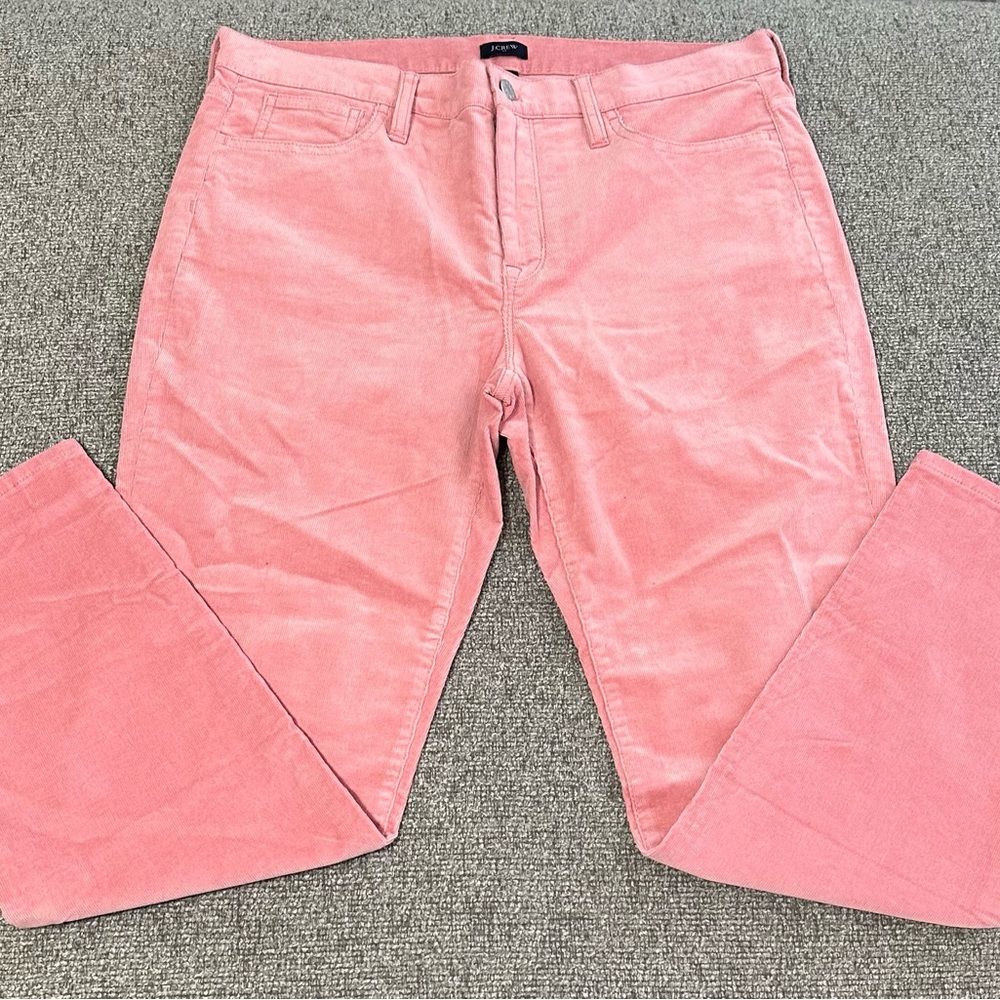 J. Crew Pink Corduroy Pants - Picture 1 of 1